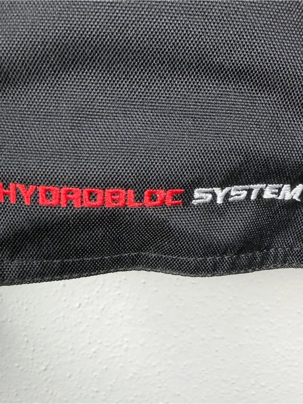 AGVSPORT Hydrobloc Motorcycle Jacket Men XL Armored Black Red Riding Biker